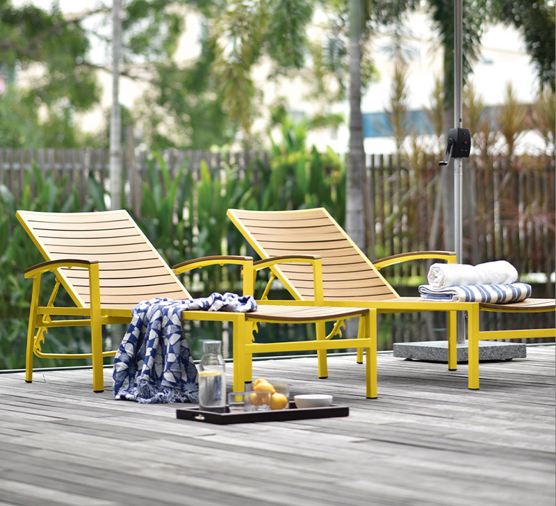 Outdoor Furniture in near a pool
